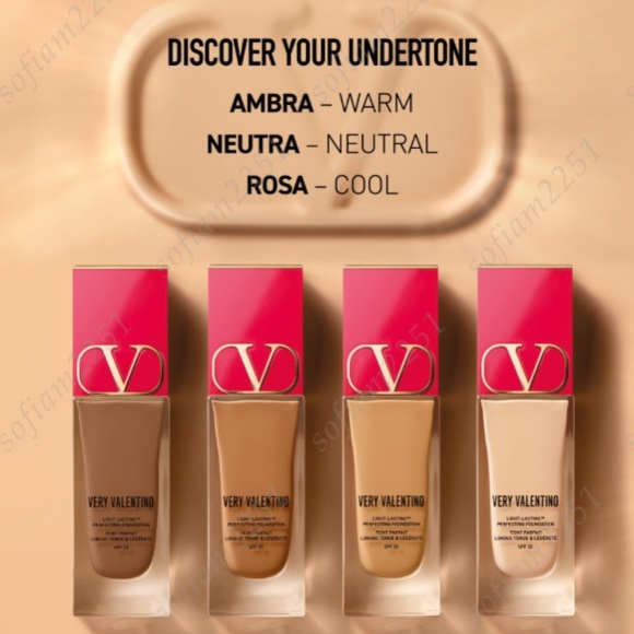 ♥️NEW!♥️Valentino Very Valentino 24 Hour Long Wear Liquid Foundation SEALED! - Picture 8 of 11